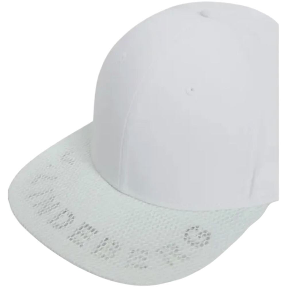 J.Lindeberg Bob Cap Golf Logo Mesh Visor Adjustable Stretch Tennis White OS